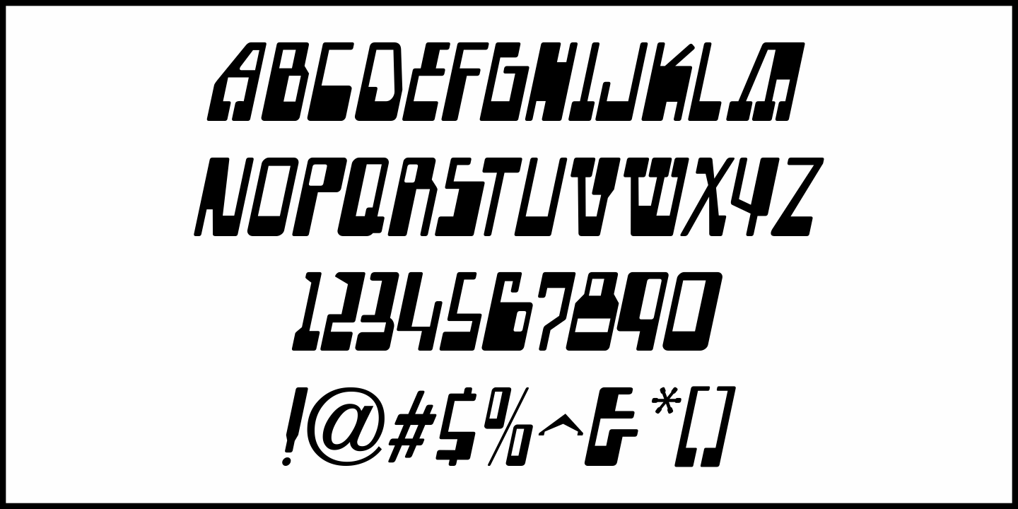 Retro Checkbook Font Poster #1