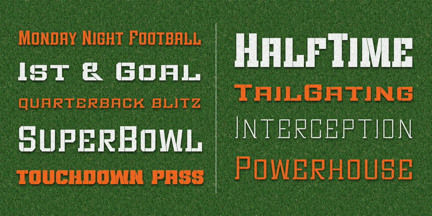 Bomburst Font Poster #1