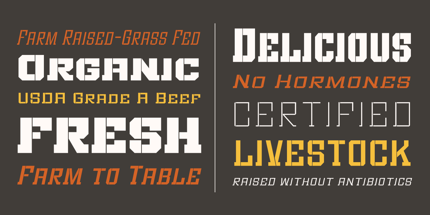 Bomburst Font Poster #1