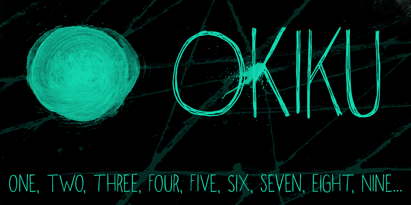 Okiku Font Poster
