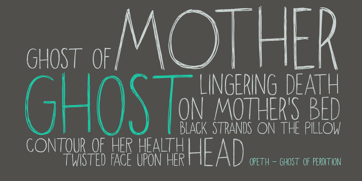 Okiku Font Poster #1