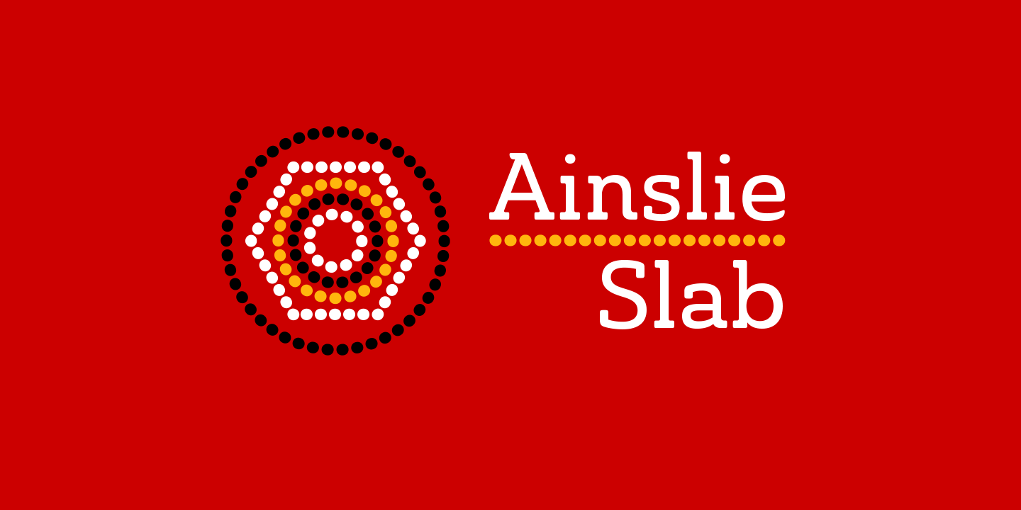 Ainslie Slab Font Poster #1