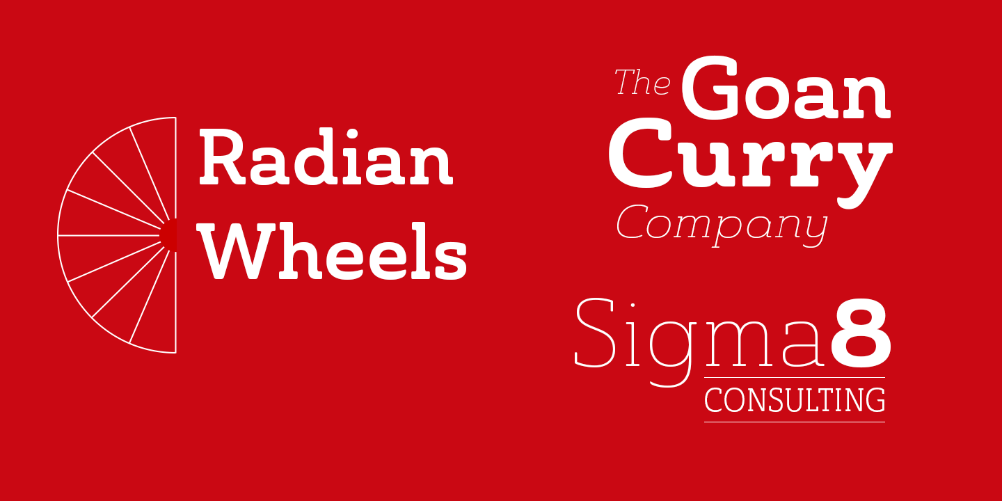 Ainslie Slab Font Poster #1