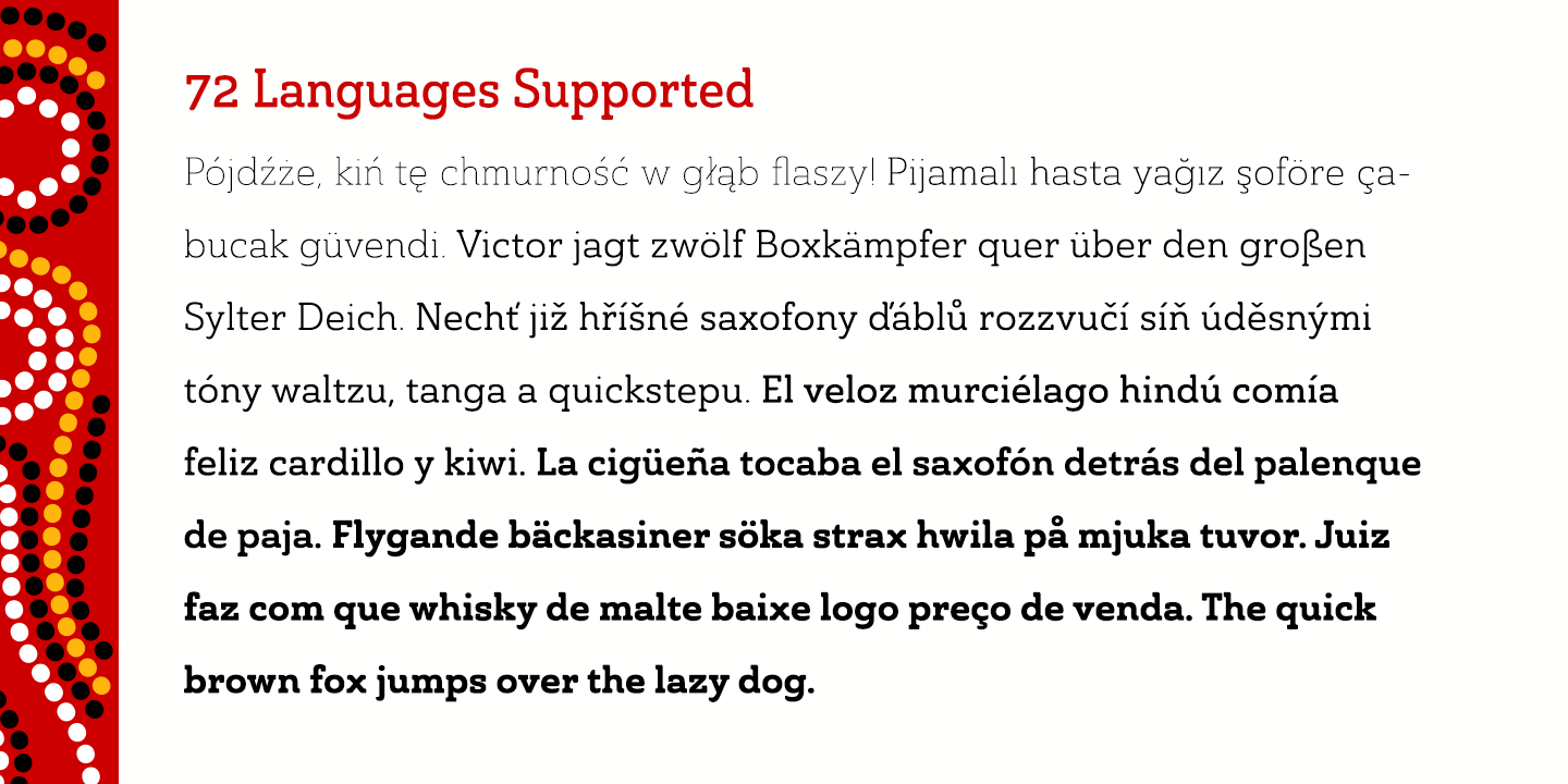 Ainslie Slab Font Poster #1