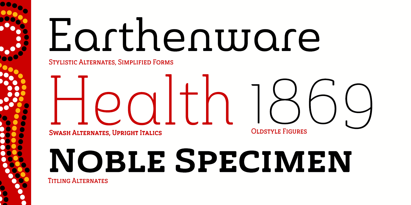 Ainslie Slab Font Poster #1