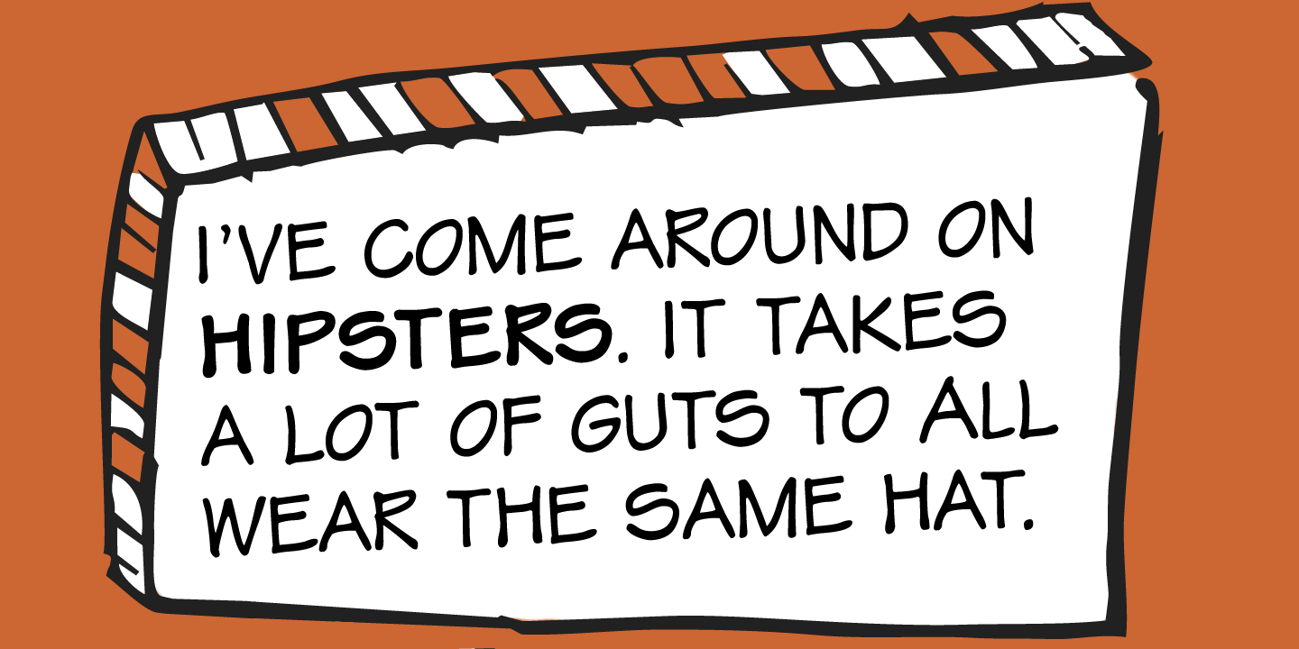 Delegat Font Poster #1