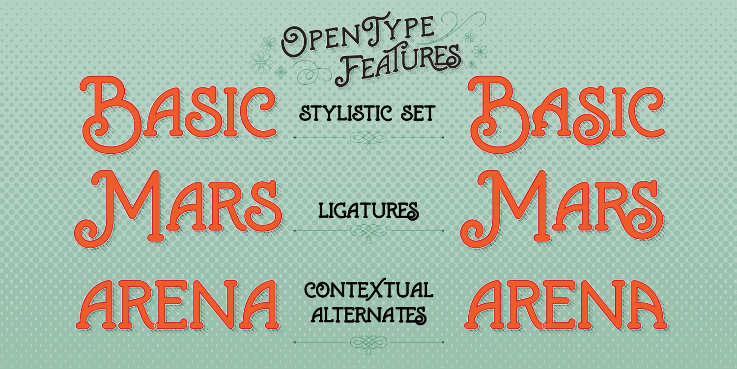 Marema Typeface Font Poster #2