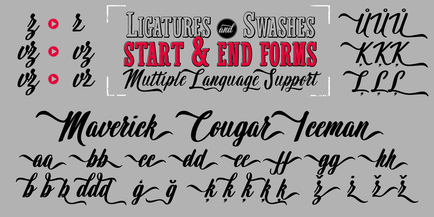 Wingman Font Poster #1