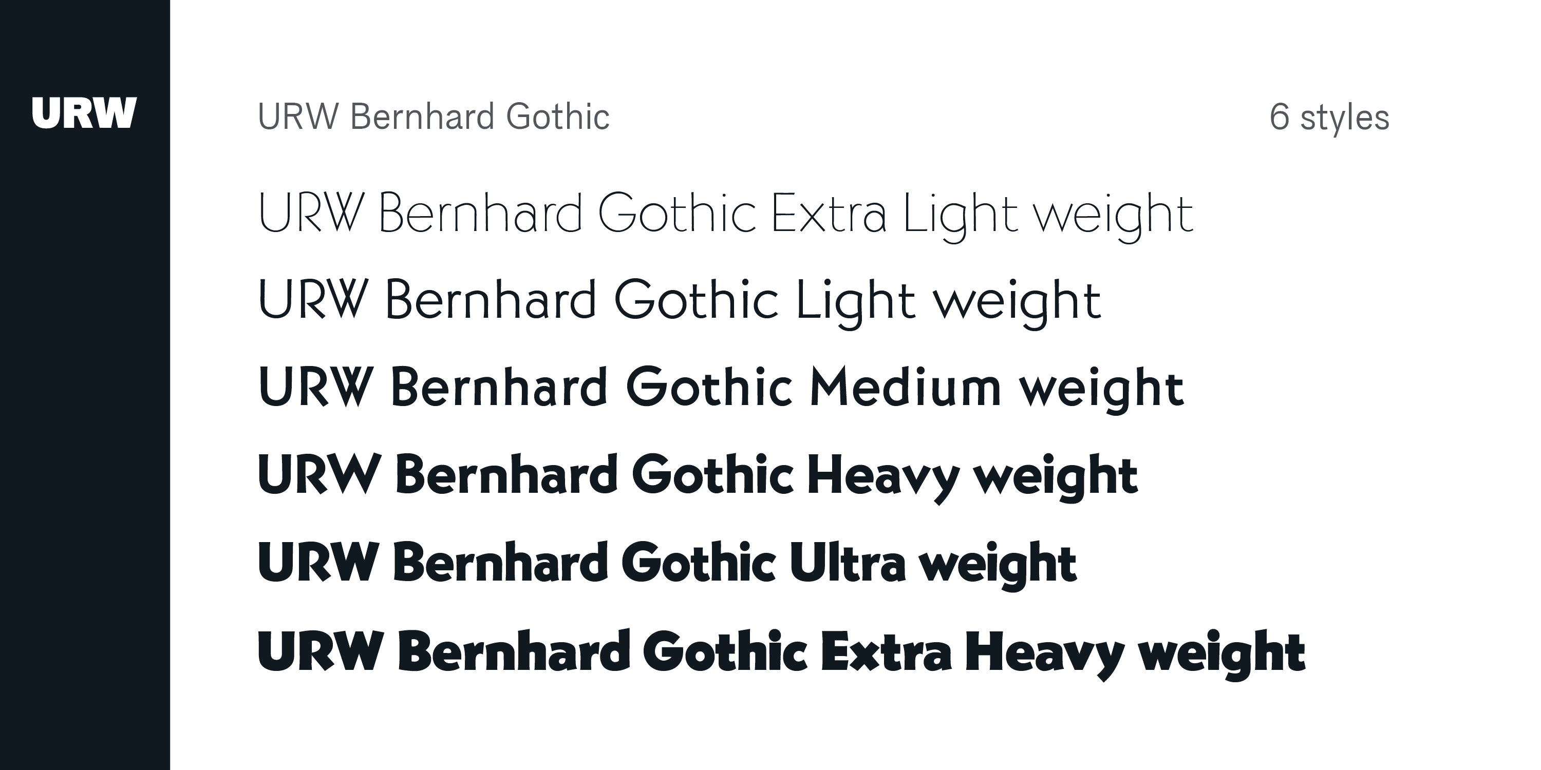 Bernhard Gothic Font Poster #4