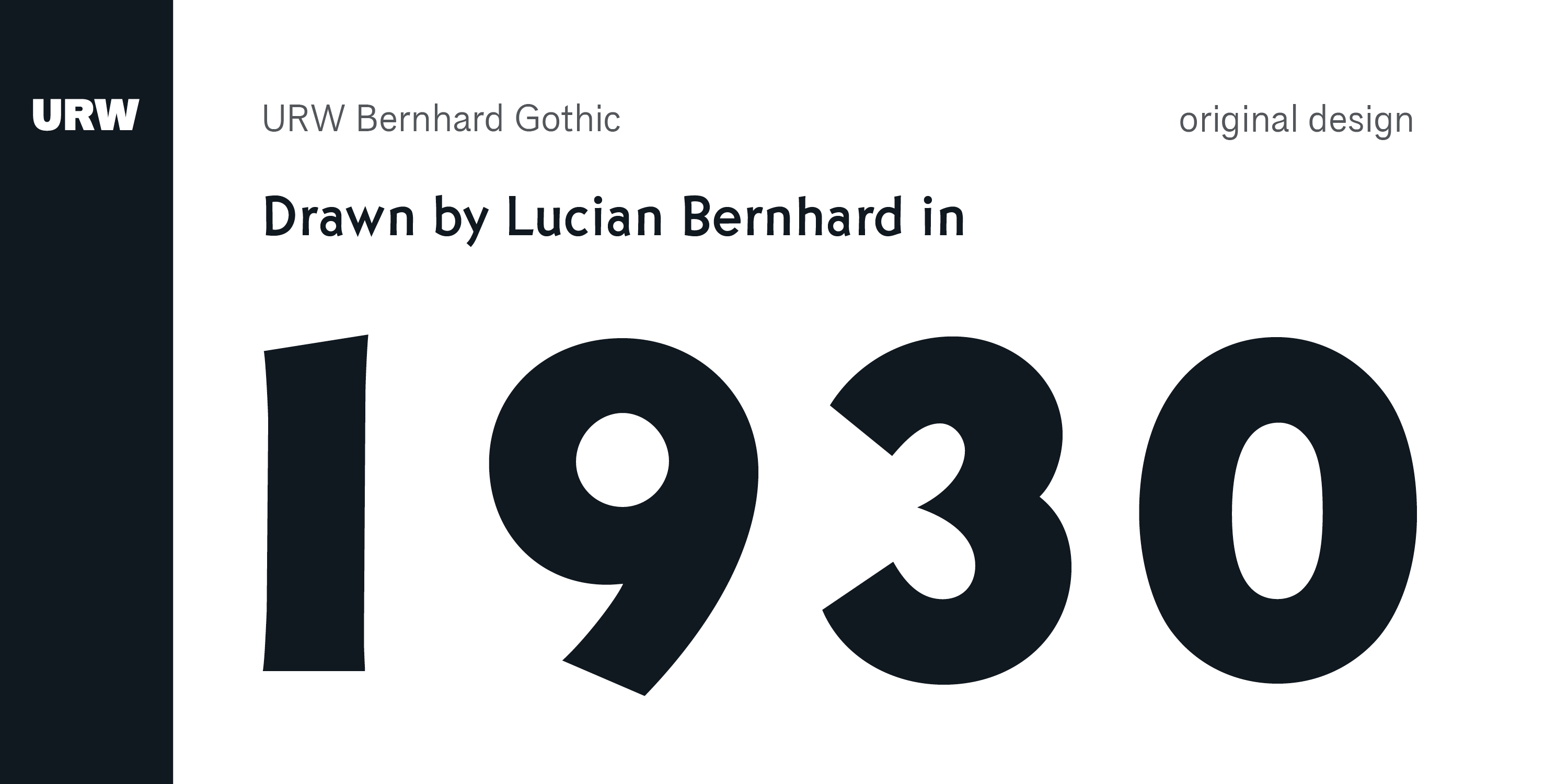 Bernhard Gothic Font Poster #5