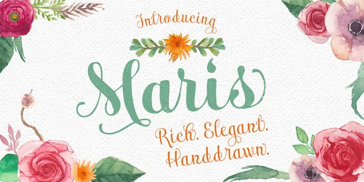 Maris Font Poster #1