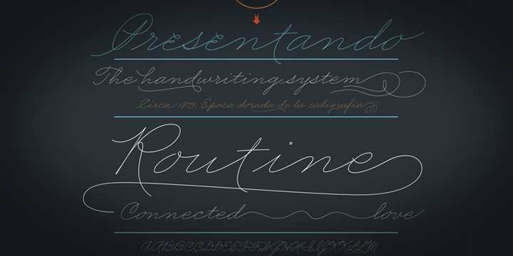 Business Penmanship Font Poster #1