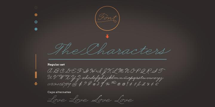 Business Penmanship Font Poster #1