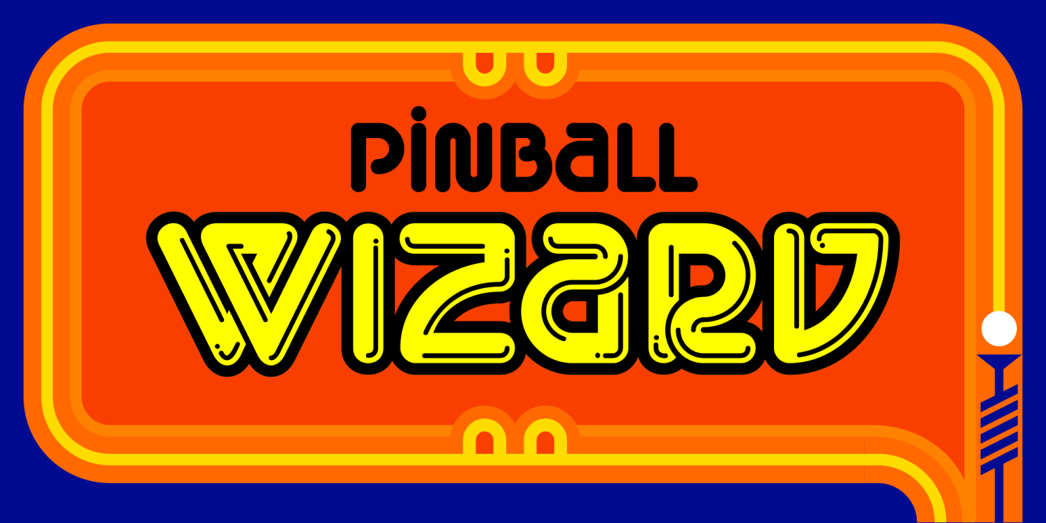Pinball Font Poster #1