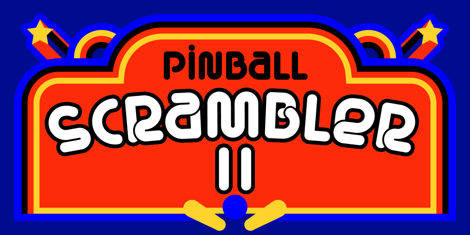 Pinball Font Poster #1