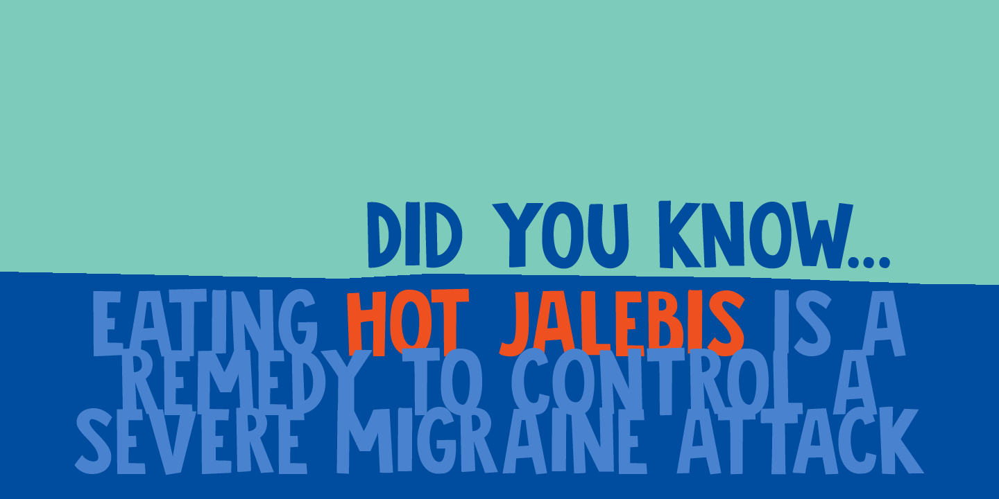 Jalebi Font Poster #1