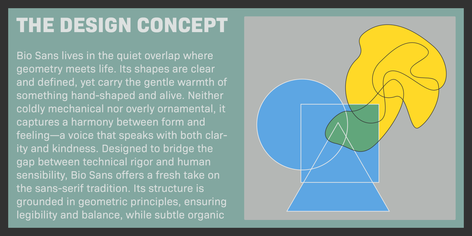 Bio Sans Font Poster #10
