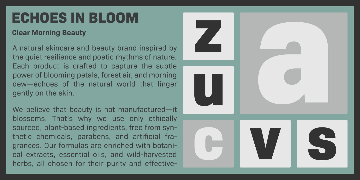 Bio Sans Font Poster #7