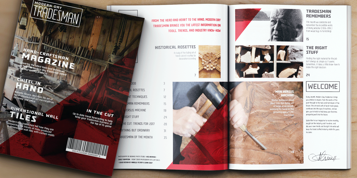 Tradesman Font Poster #1