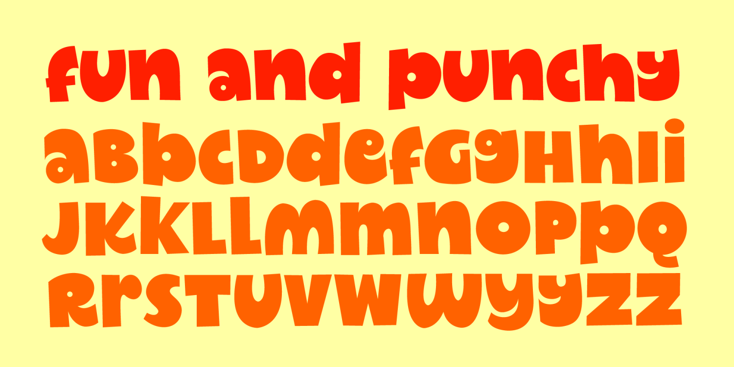 Giant Font Poster #1