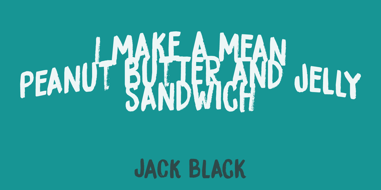 Bocadillo Font Poster #1