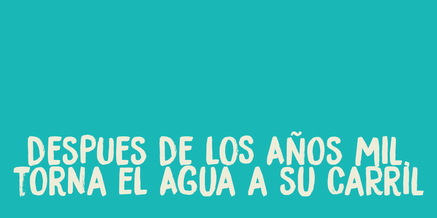 Bocadillo Font Poster #1