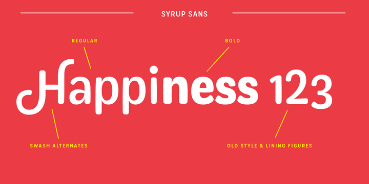 Syrup Font Poster #1
