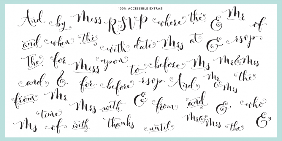 Fashionista Black Font Poster #1