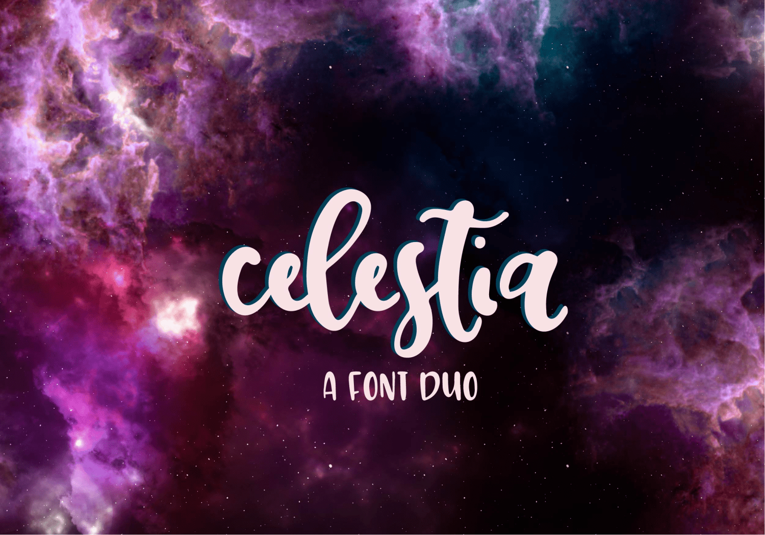 Celestia Font Family Poster