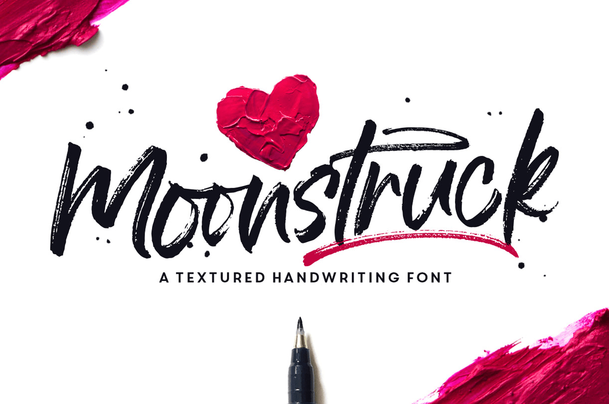 Moonstruck Font Poster #1