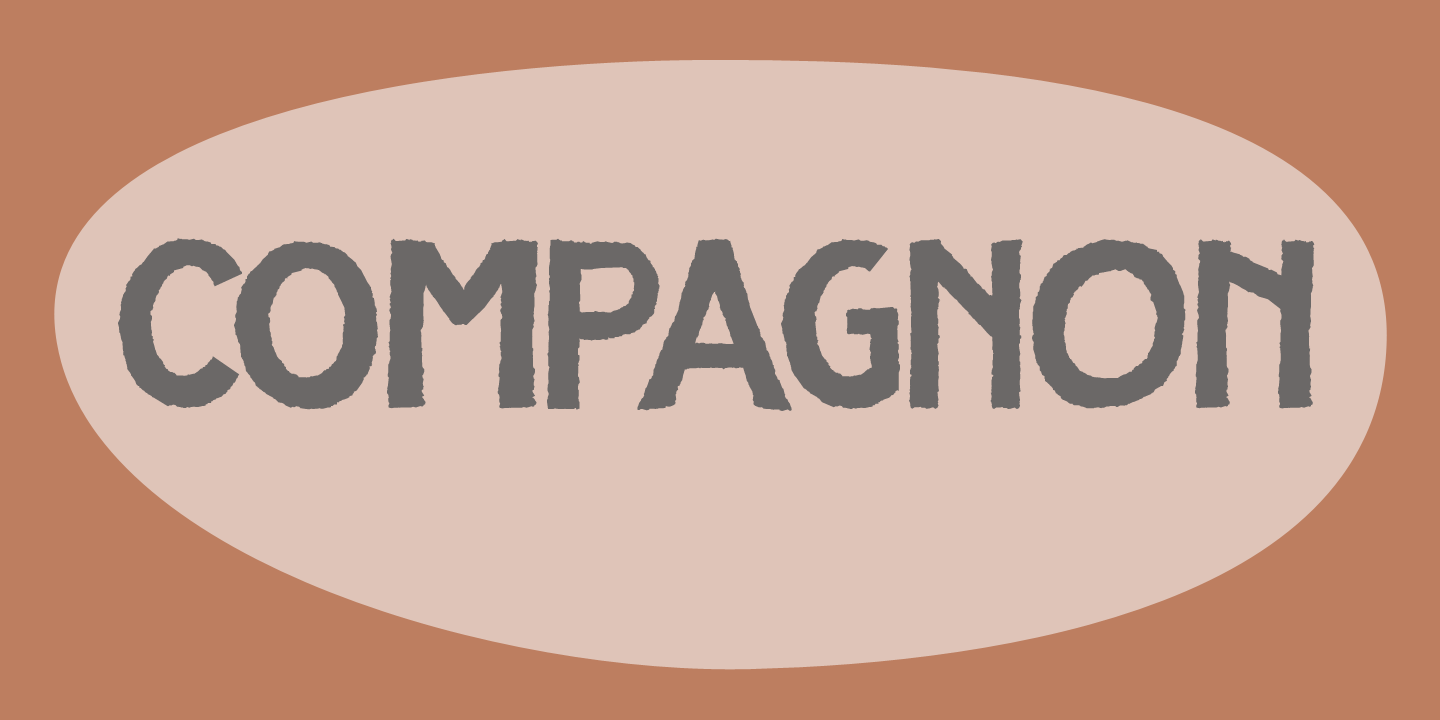Compagnon Font Poster #1