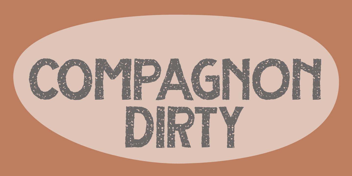 Compagnon Font Poster #1
