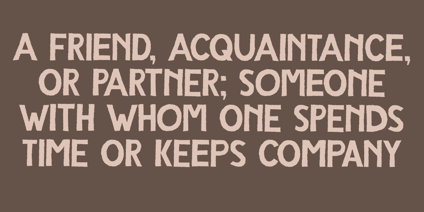 Compagnon Font Poster #1