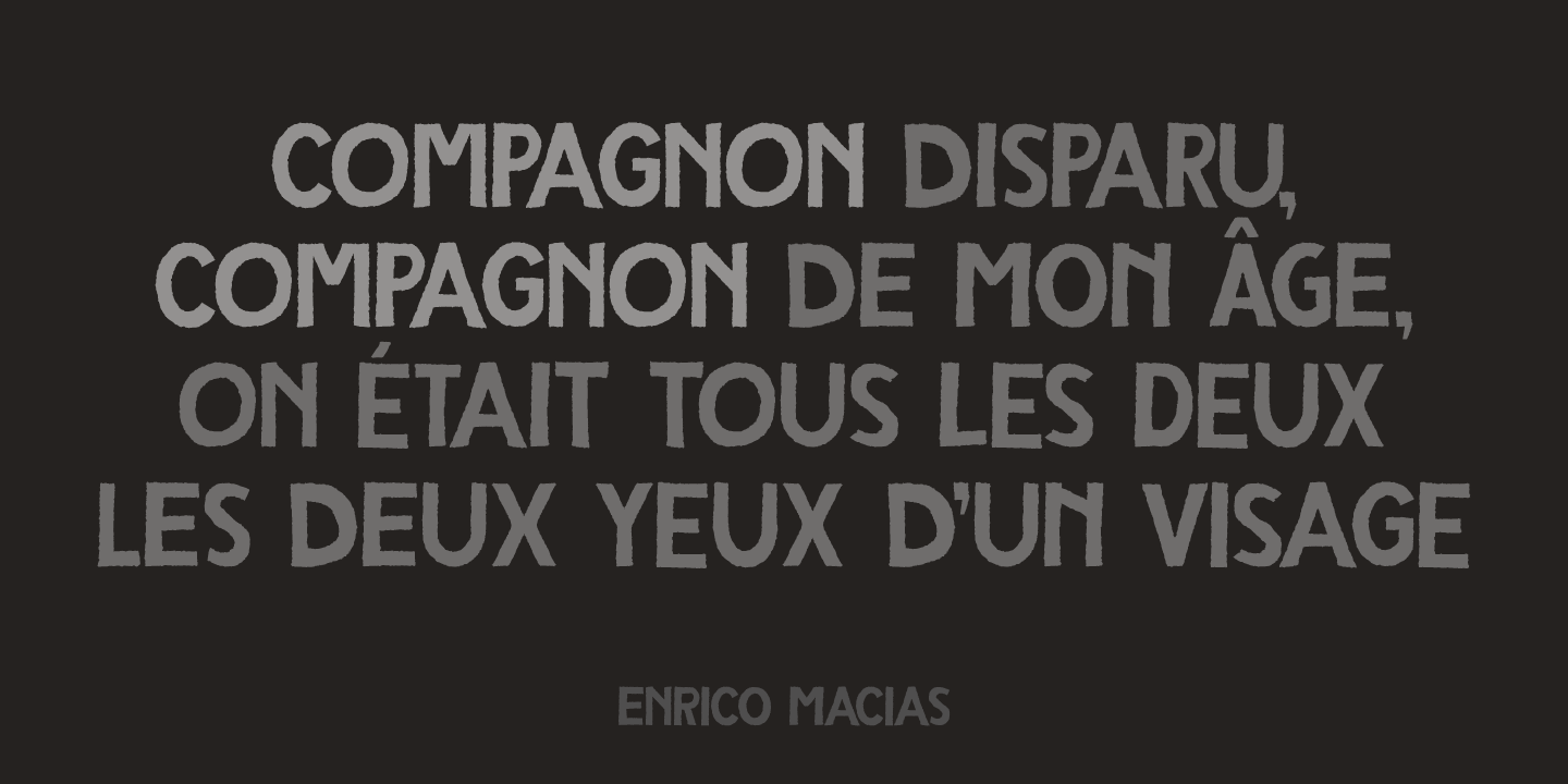 Compagnon Font Poster #1