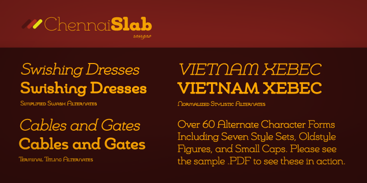 Chennai Slab Font Poster #1