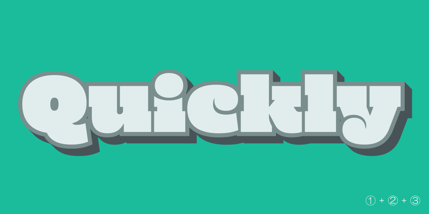 Mighty Slab Font Poster #1