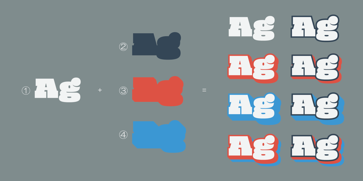 Mighty Slab Font Poster #1