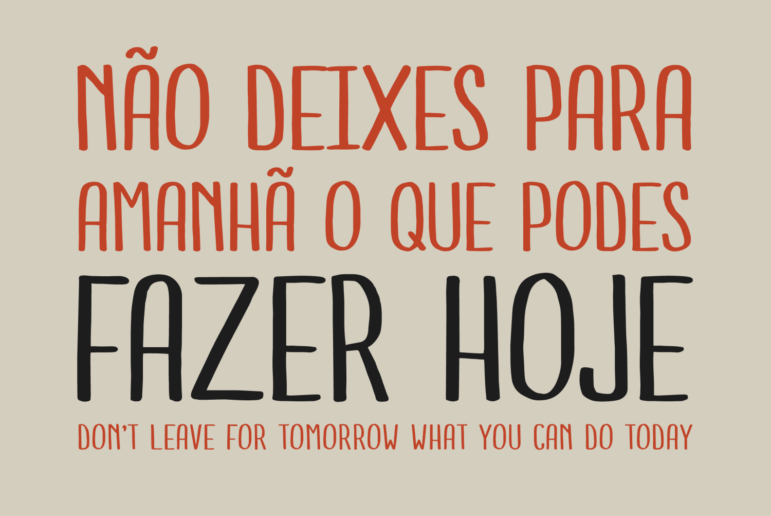 YWFT Estée Font Poster #1