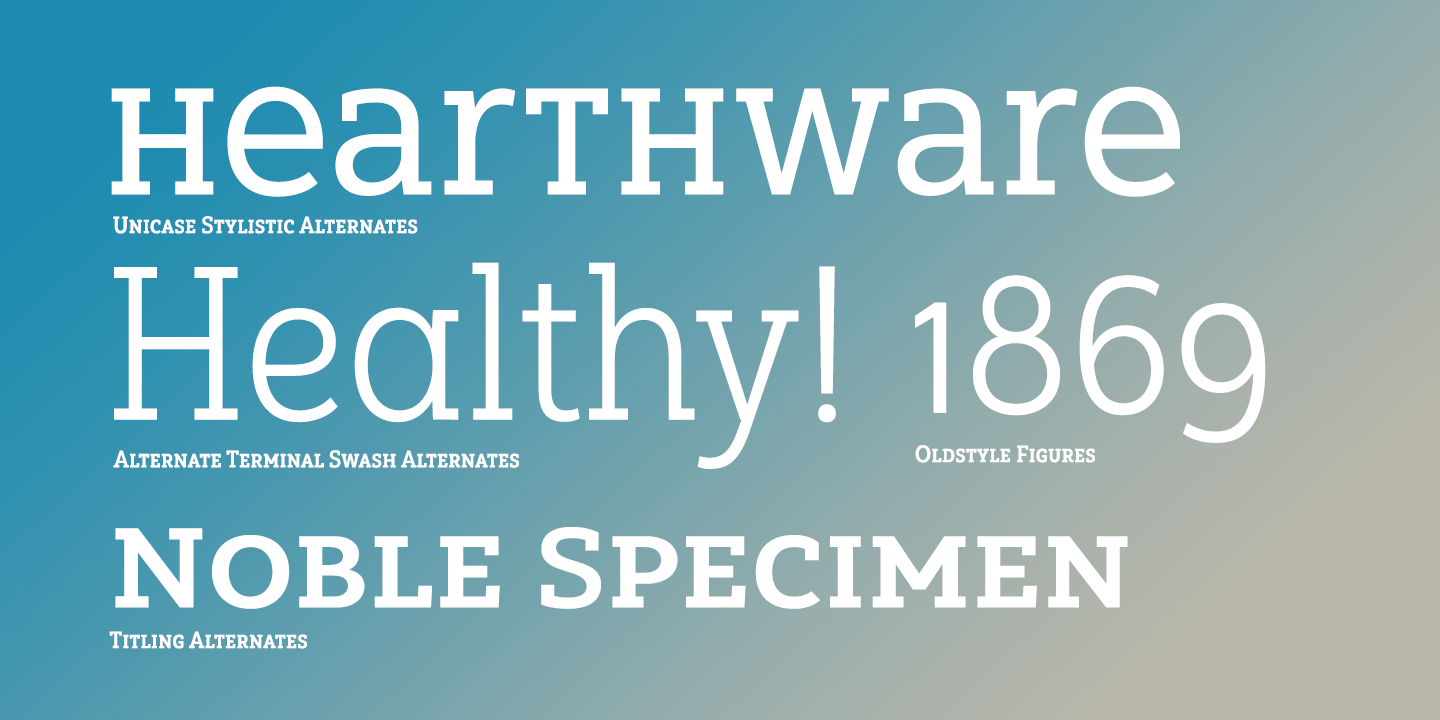 Yorkten Slab Font Poster #1