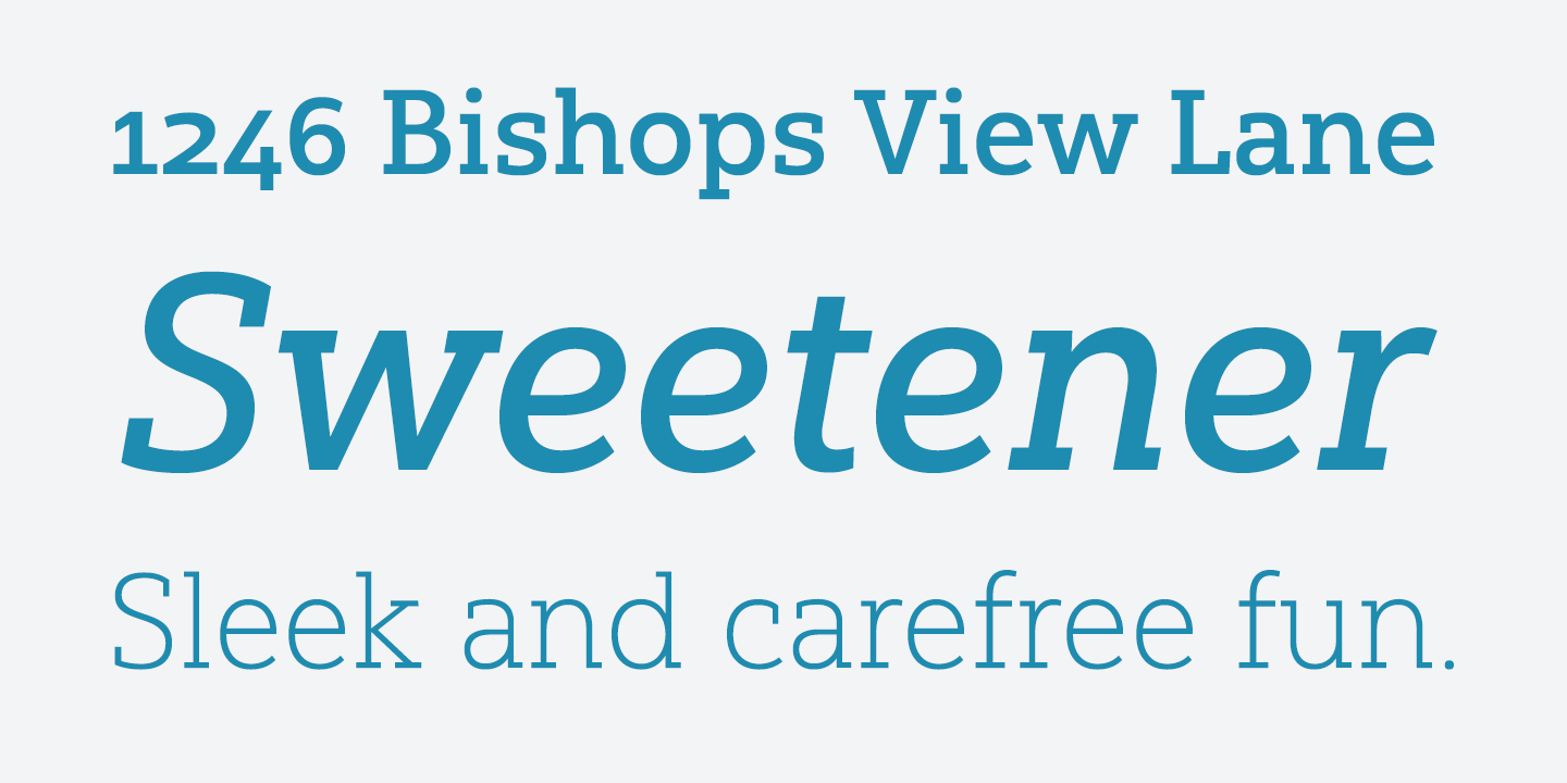 Yorkten Slab Font Poster #1