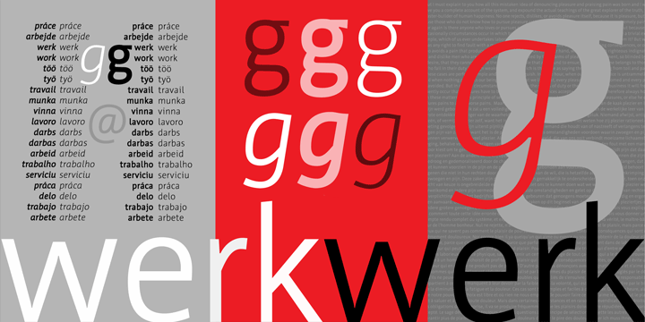 Werk Font Poster #1