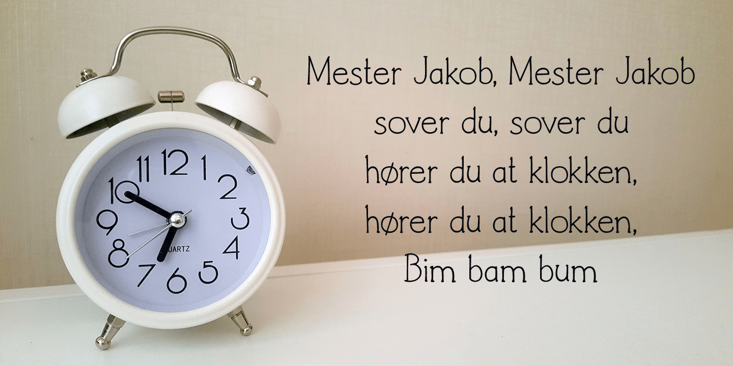 Morgenfrisk Font Poster #1