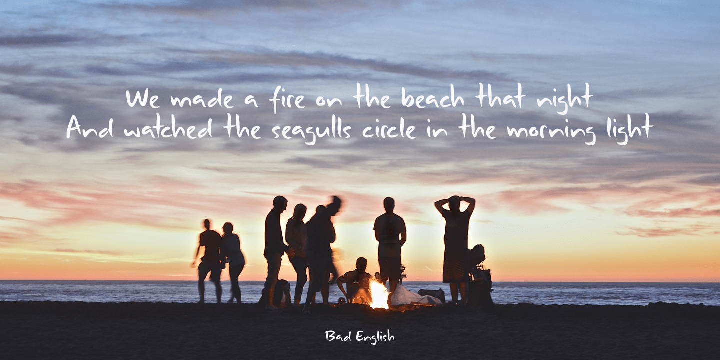 Combustible Font Poster #1