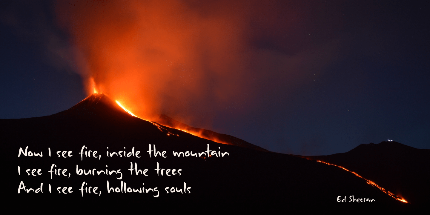 Combustible Font Poster #1