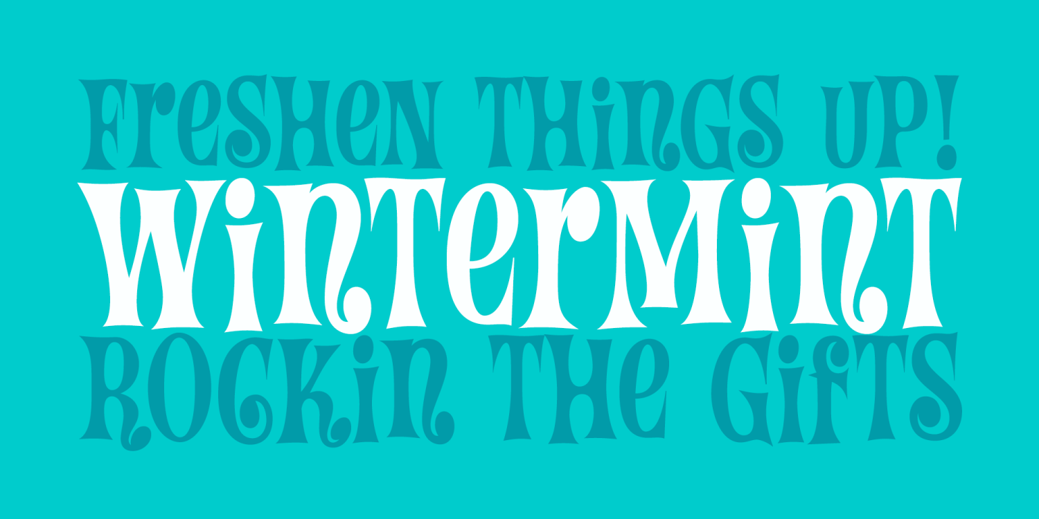 Wintermint Font Poster #1