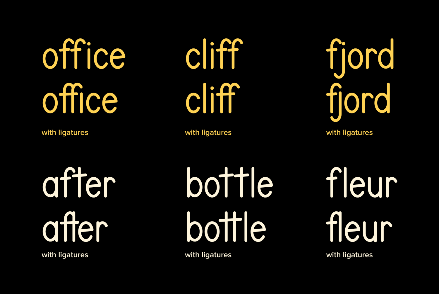 YWFT Olivia Font Poster #1