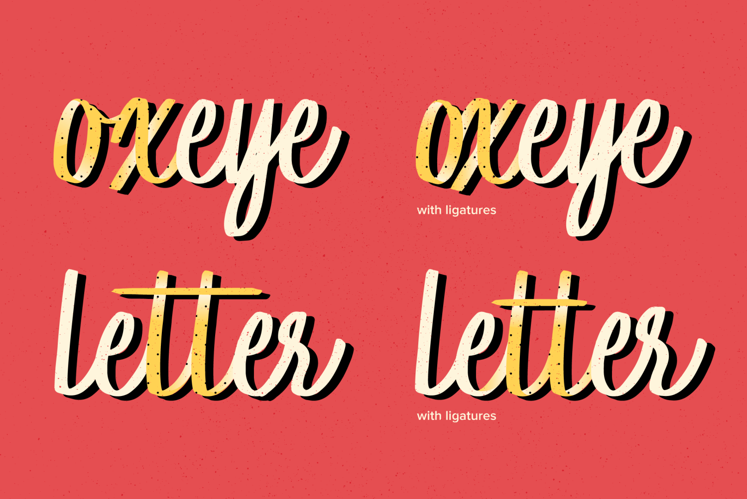 YWFT Olivia Font Poster #1