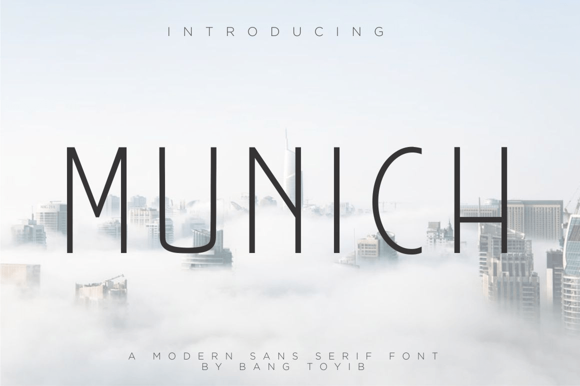 Munich Font Poster #1