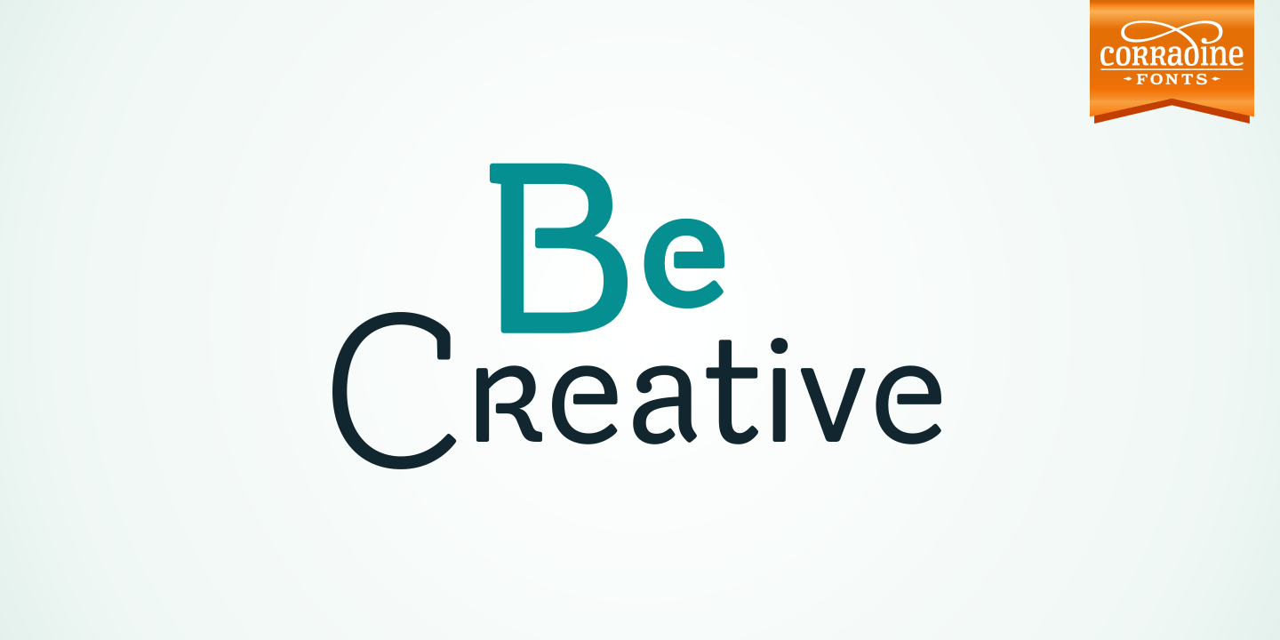 Be Creative Font Poster #1