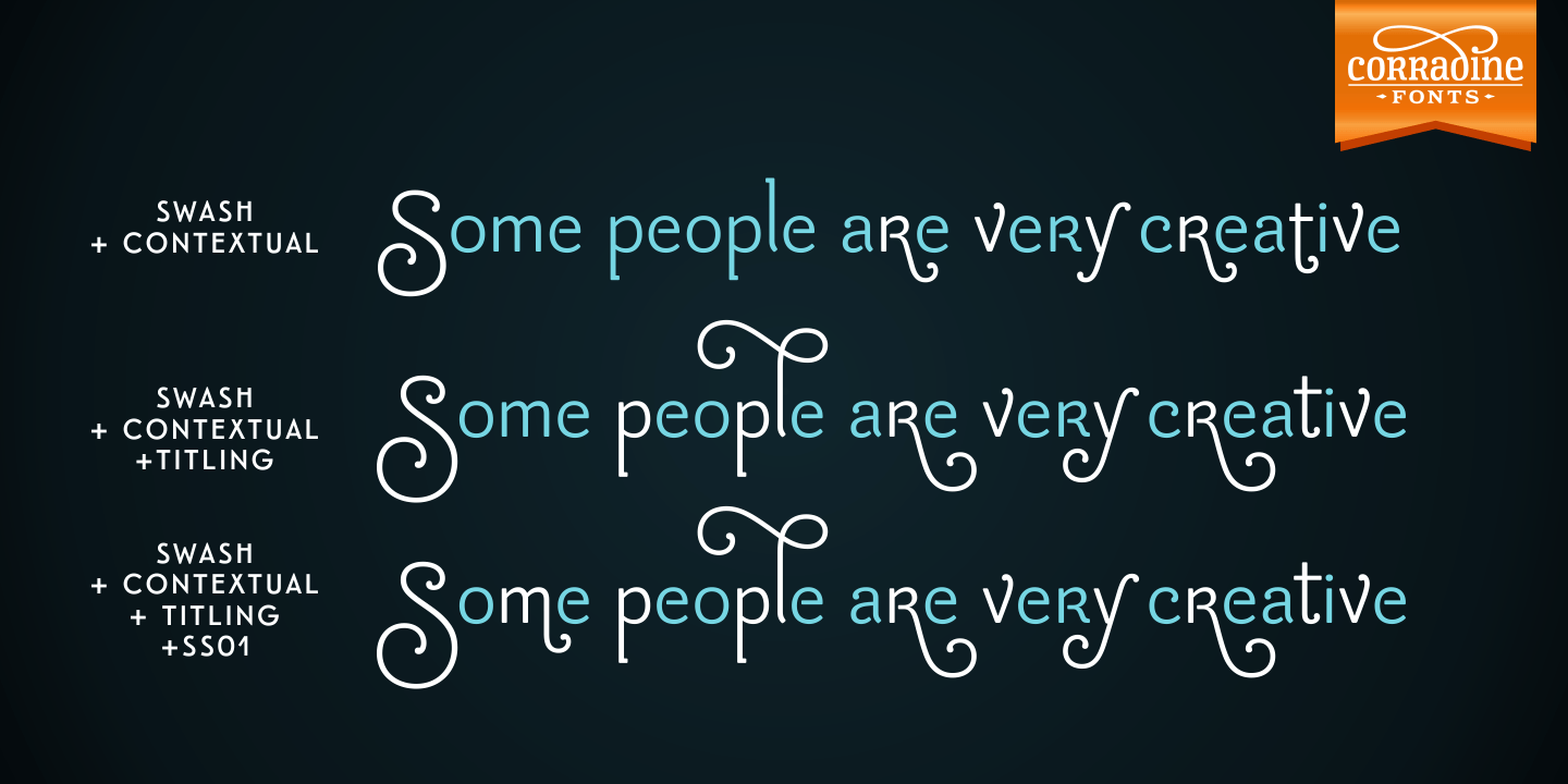 Be Creative Font Poster #1